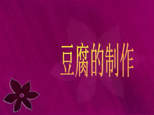豆腐相关课件