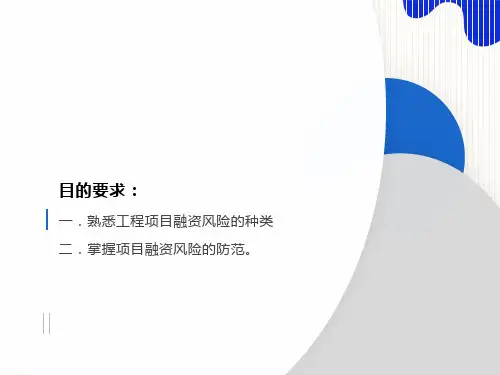 项目融资的风险