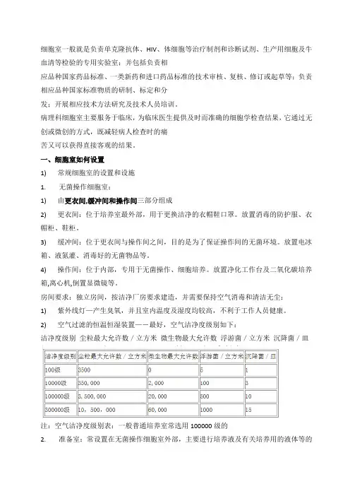 什么是细胞室