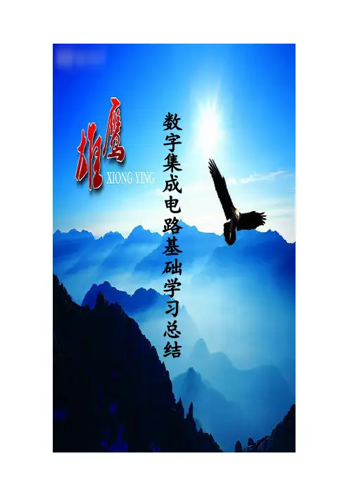 数字集成电路总结