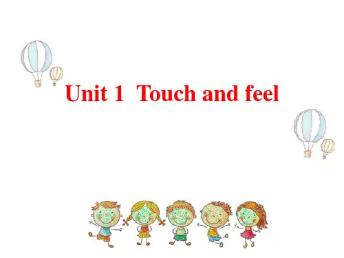 上海教育版四年级下册英语《Touch and feel》PPT教学课件