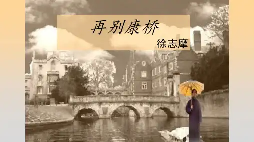人教版必修一《再别康桥》课件(共24张PPT)