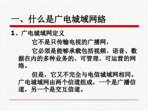 广电城域网络PPT课件