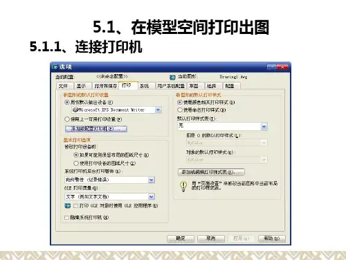 AutoCAD图形打印输出