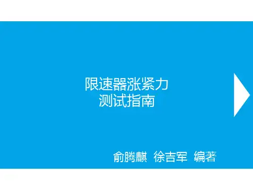 限速器测试指南