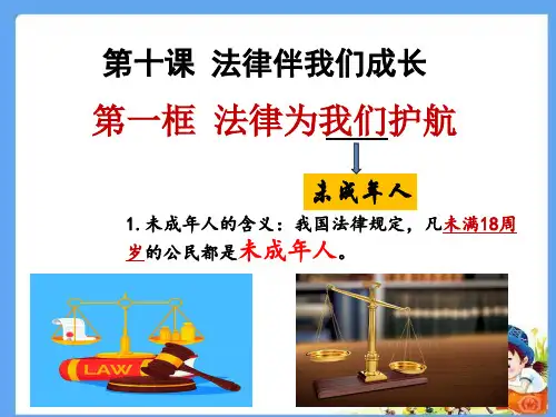 10.1 法律为我们护航 课件(31张PPT)-2022-2023学年部编版道德与法治七年级下册