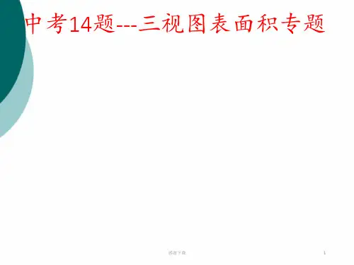 利用三视图求几何体表面积