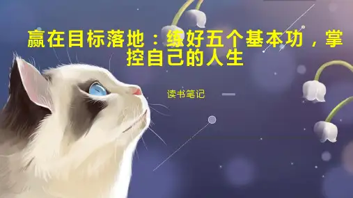 赢在目标落地：练好五个基本功,掌控自己的人生