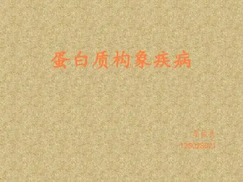 蛋白质构象病PPT课件