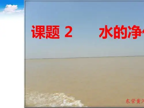 人教版 水的净化 精品PPT课件1