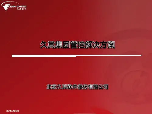 久其集团管控案例介绍v1