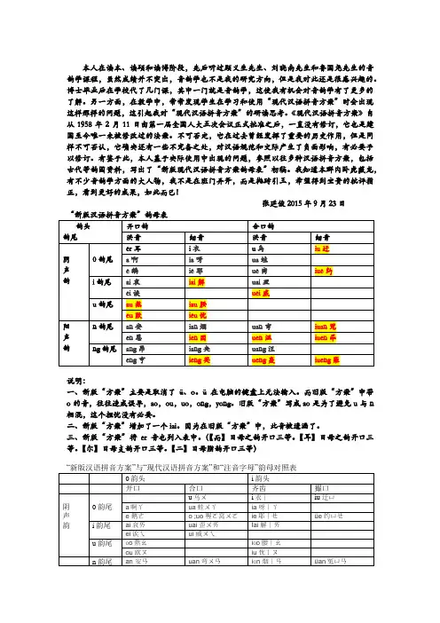 “新版汉语拼音方案”