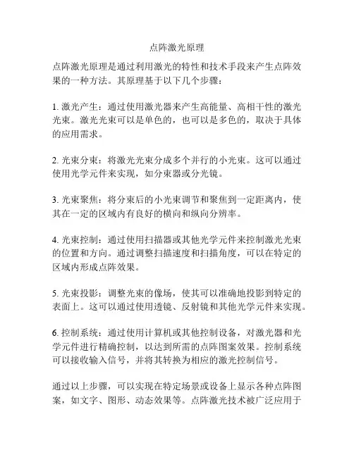 点阵激光原理