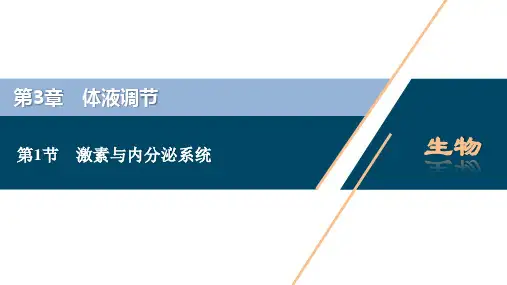 第1节 激素与内分泌系统