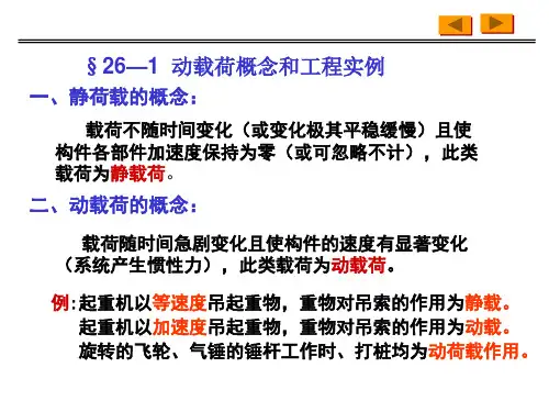 动载荷概念和工程实例