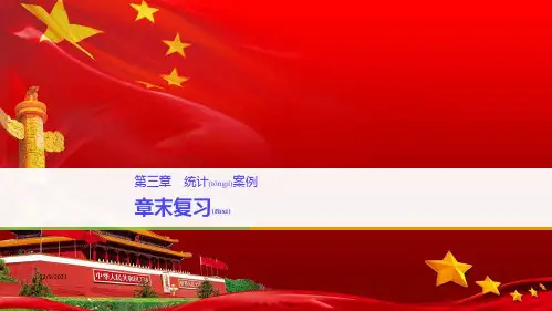 高中数学第三章统计案例章末复习课件a选修23a高二选修23数学课件