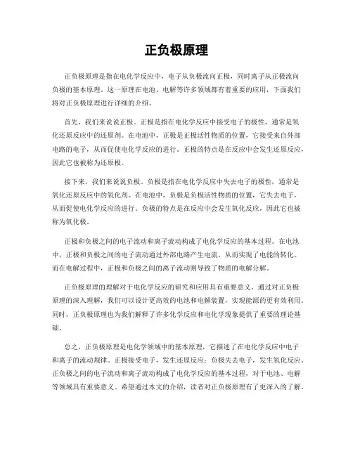 正负极原理