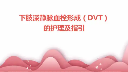 下肢深静脉血栓形成(DVT)的护理及指引