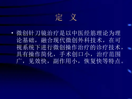微创针刀镜_【PPT课件】