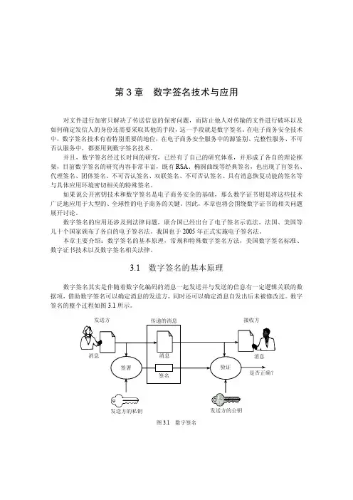 第3章数字签名技术与应用