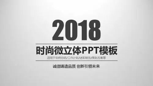 2018微立体工作计划总结汇报