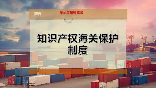 知识产权海关保护制度