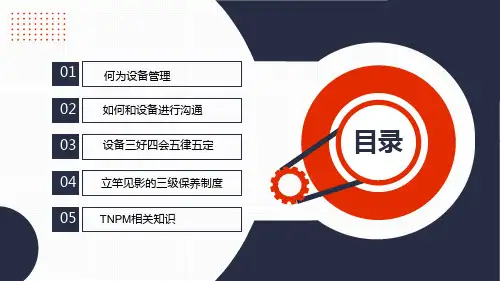 企业设备管理维护讲课PPT课件