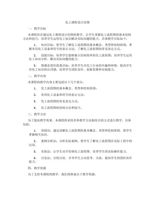 化工课程设计绘图