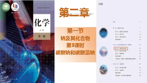 碳酸钠和碳酸氢钠高一化学精品课件(人教版2019)