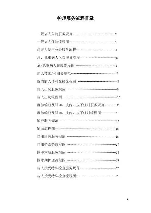 护理服务流程(总)