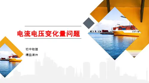 九年级物理   电流电压变化量问题