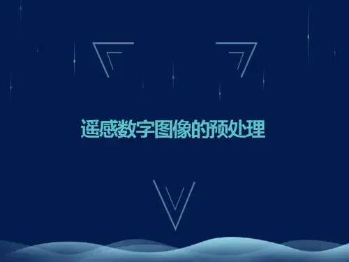 遥感数字图像的预处理