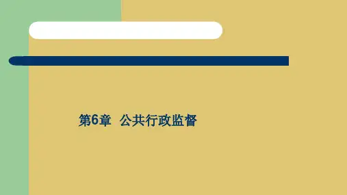 第六章    公共行政组织《公共行政学》PPT课件