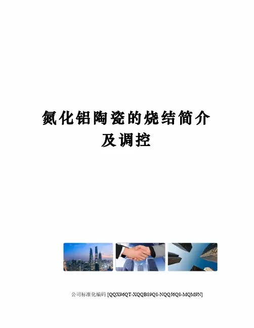 氮化铝陶瓷的烧结简介及调控