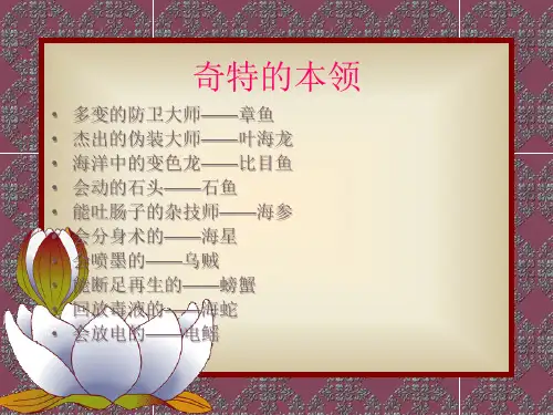 奇特的本领.