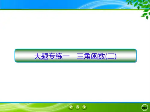 高考数学大题专题练习 (2)