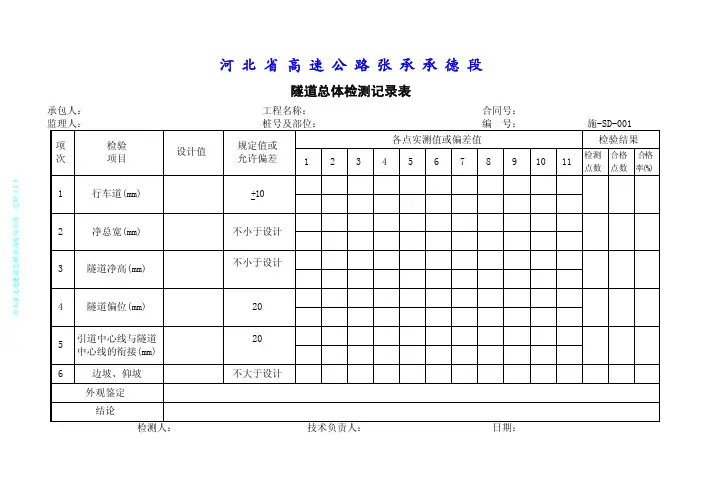 隧道表格施V2.0