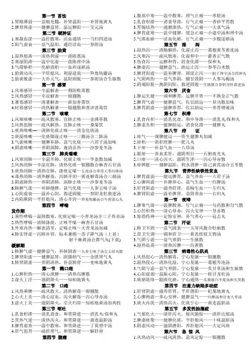 中医儿科学证型