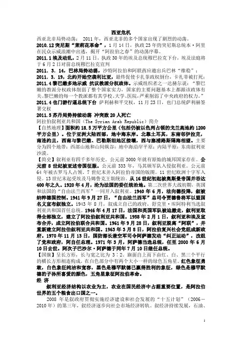 叙利亚、伊朗危机