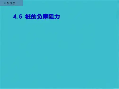 桩基负摩擦力(共28张PPT)