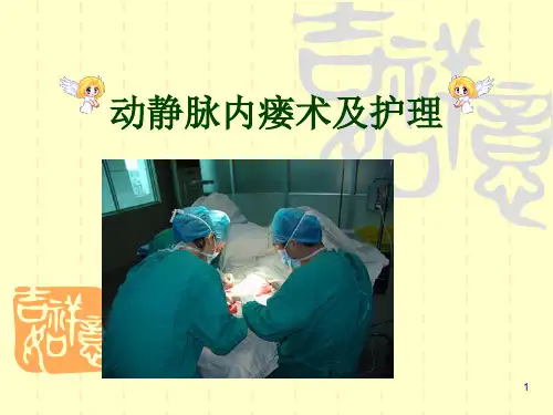 动静脉内瘘术及护理PPT幻灯片