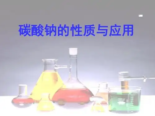 碳酸钠的性质与应用(上课课件)