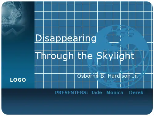 disappearing through the sky line课文解析--大学英语专业精读