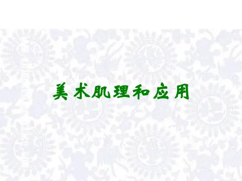 美术肌理和应用