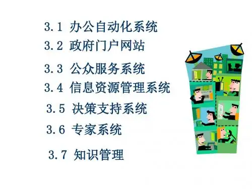 电子政务的主要应用概述PPT(共 42张)