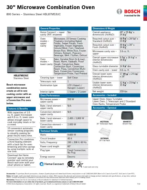 Bosch 下厨房电器产品说明书