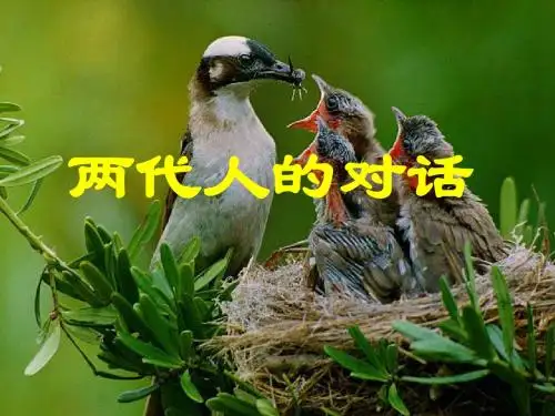 两代人的对话