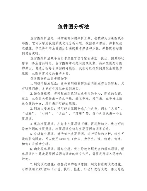 鱼骨图分析法