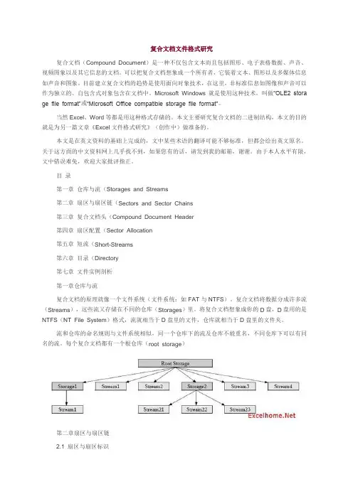 复合文档文件格式解析-修复照片,word文件必备知识