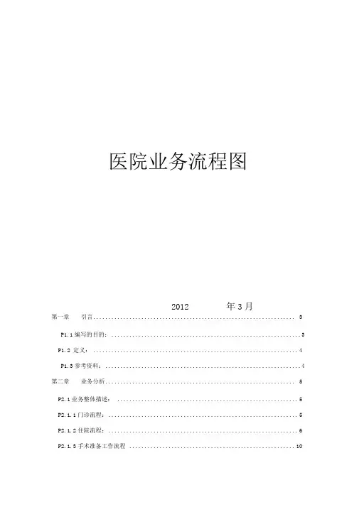 医院业务流程图
